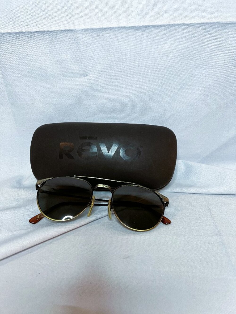 Vintage Revo Napa Round Aviator Sunglasses